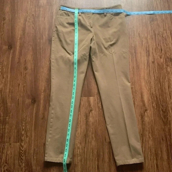 Theory Skinny Leggings Stretch Pants Size 8 Brown - Picture 3 of 10